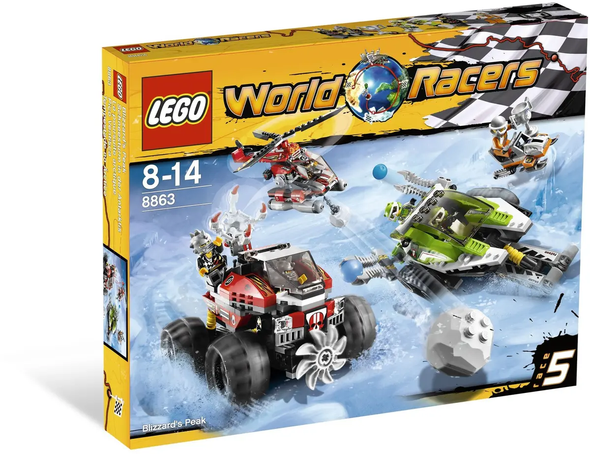 LEGO World Racers 8863 Blizzard's Peak set, image 10