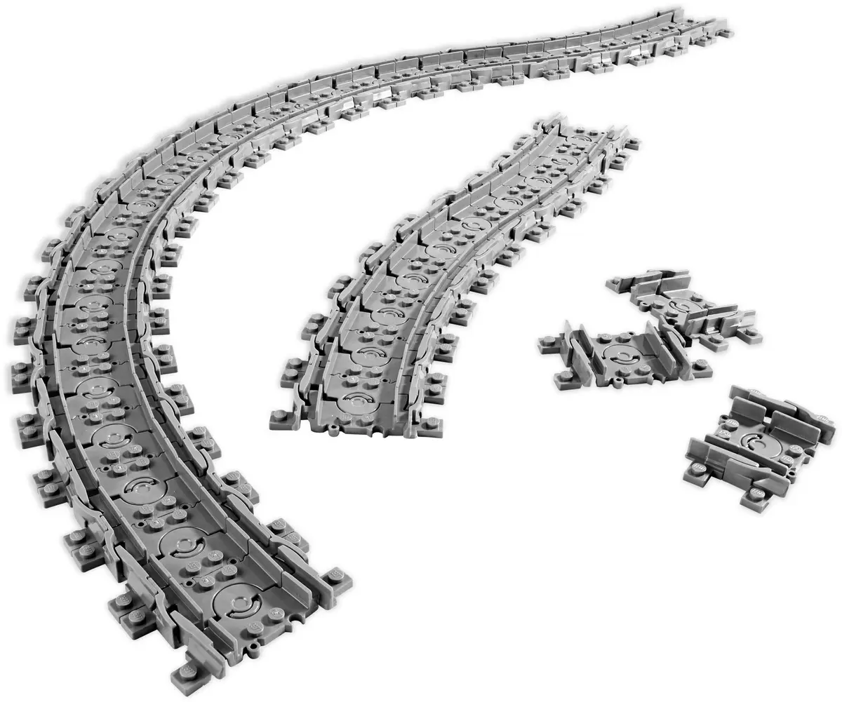 LEGO City 8867 Flexible Train Tracks set, image 8
