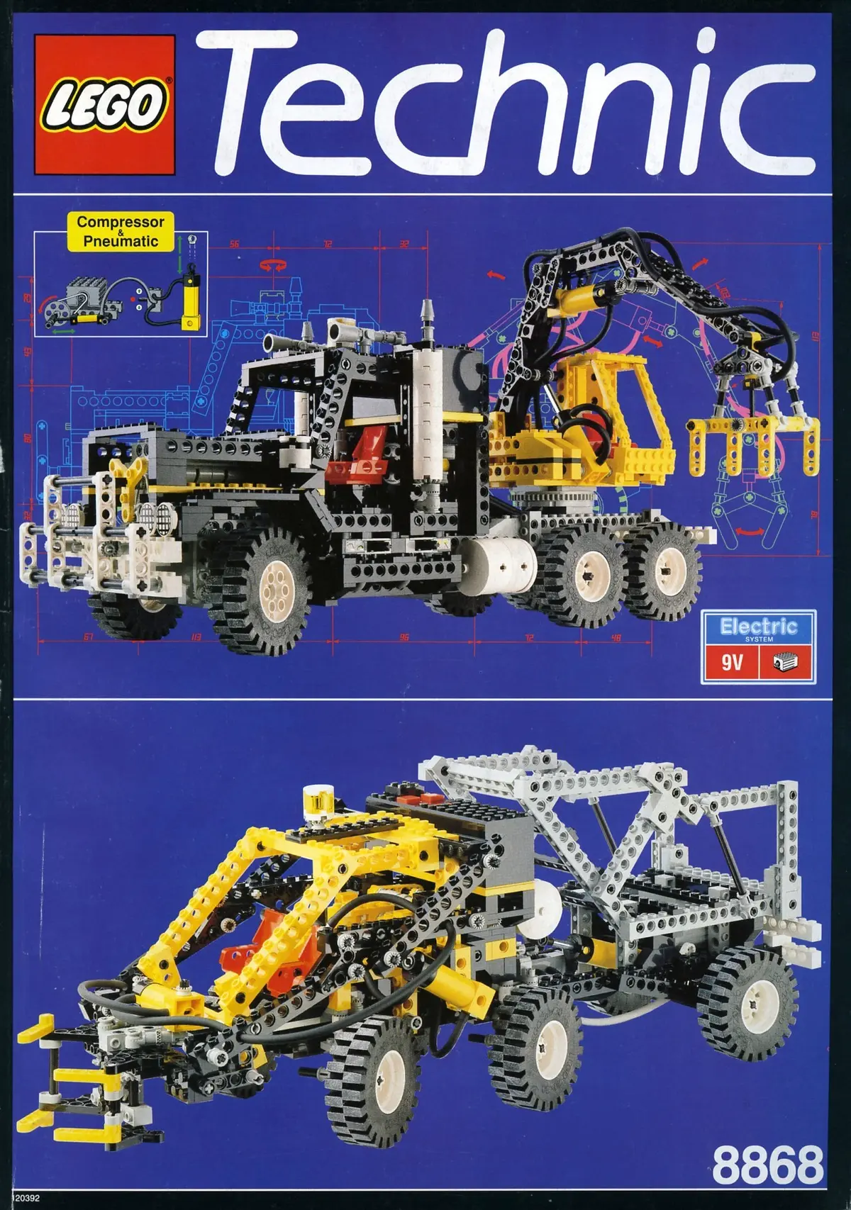 LEGO Technic 8868 Air Tech Claw Rig set
