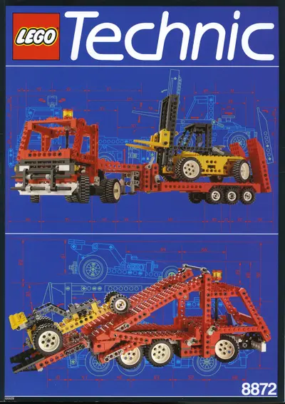 LEGO Technic 8872 Forklift Transporter set