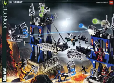 LEGO Bionicle 8893 Lava Chamber Gate set