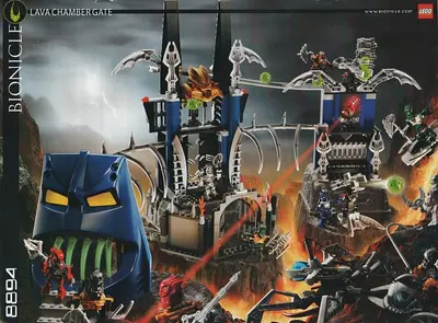 LEGO Bionicle 8894 Piraka Stronghold set
