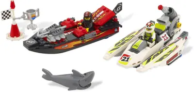 LEGO World Racers 8897 Jagged Jaws Reef set