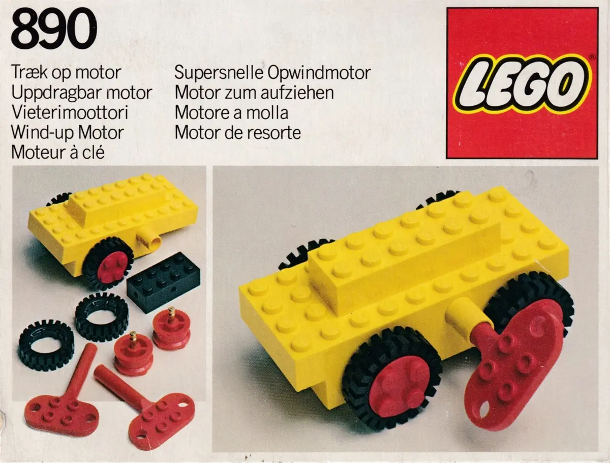 LEGO Basic 890 Wind-Up Motor set