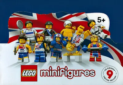 LEGO Collectable Minifigures 8909 LEGO Minifigures - Team GB Series - Sealed Box set