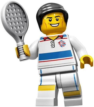 LEGO Collectable Minifigures 8909 Tactical Tennis Player set