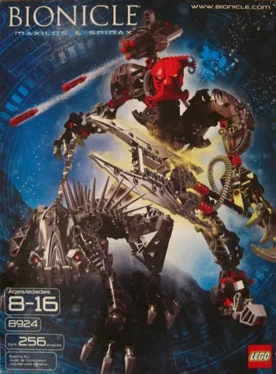 LEGO Bionicle 8924 Maxilos and Spinax set