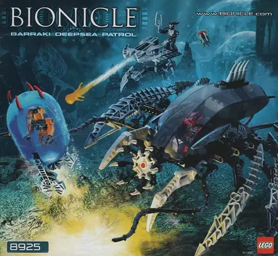 LEGO Bionicle 8925 Barraki Deepsea Patrol set