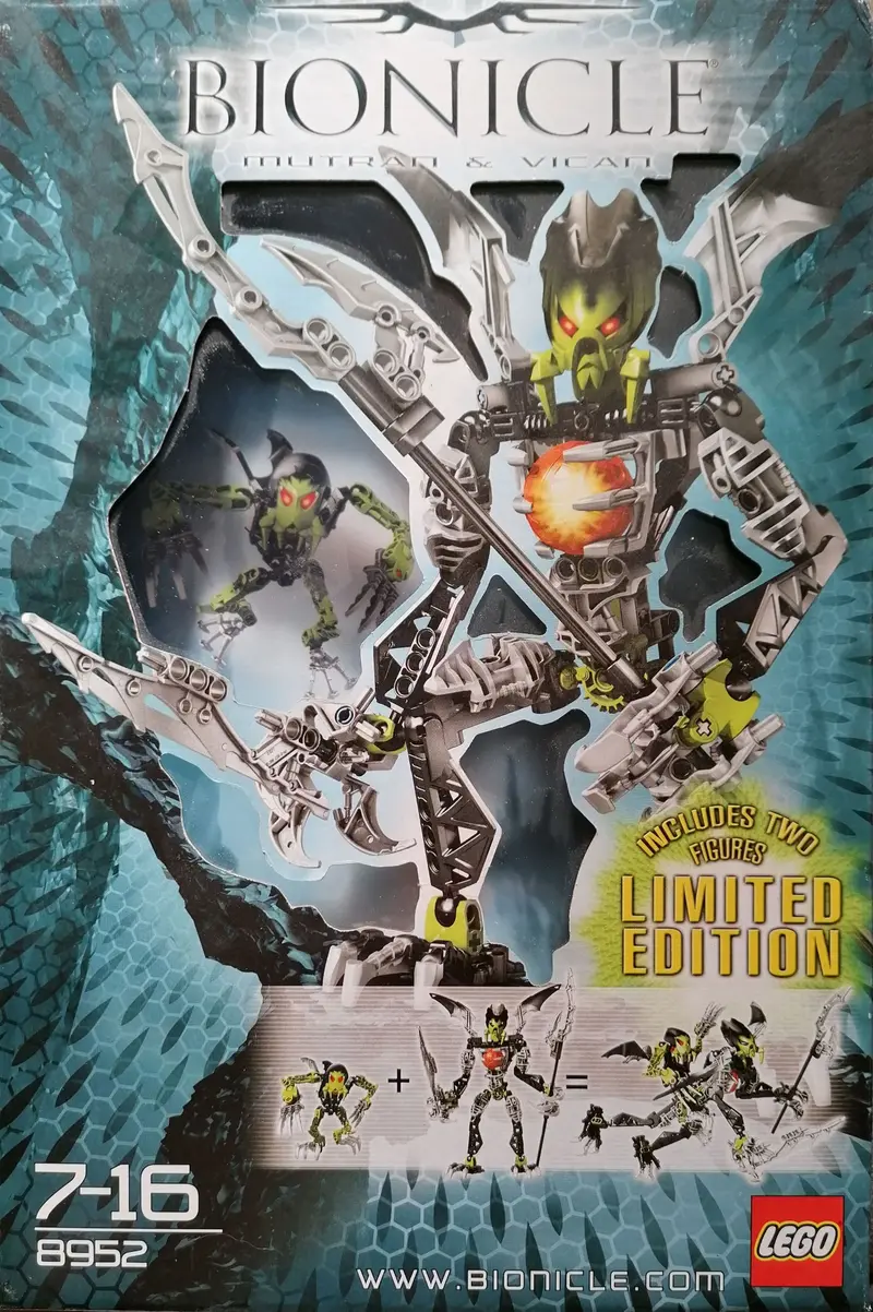 LEGO Bionicle 8952 Mutran and Vican set