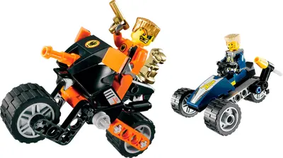 LEGO Agents 8967 Gold Tooth's Getaway set