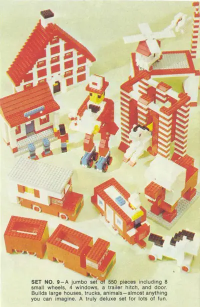 LEGO Samsonite 9 Promotional Basic Set No. 9 (Kraft Velveeta) set