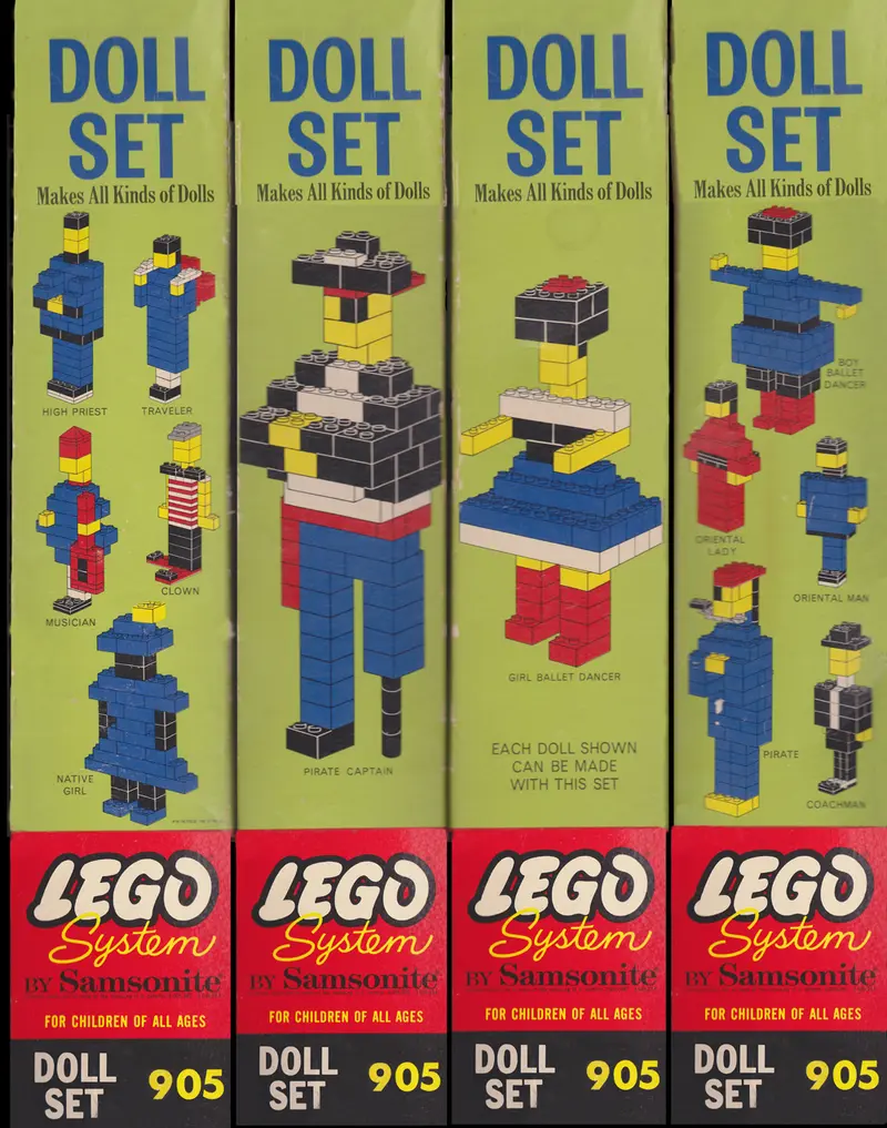 LEGO Samsonite 905 Doll Set set