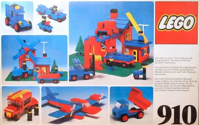 LEGO Basic 910 Advanced Basic Set, 6+ set