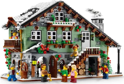 LEGO BrickLink 910004 Winter Chalet set