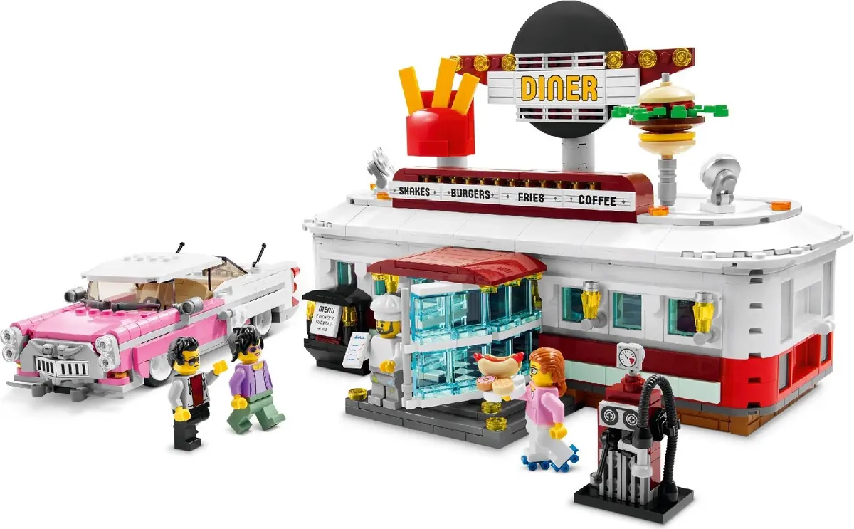 LEGO BrickLink 910011 1950s Diner set