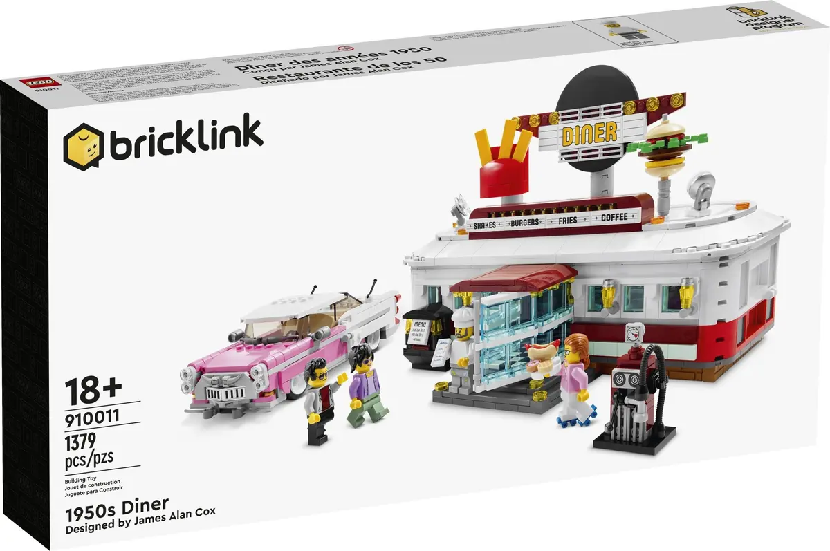 LEGO BrickLink 910011 1950s Diner set, image 3