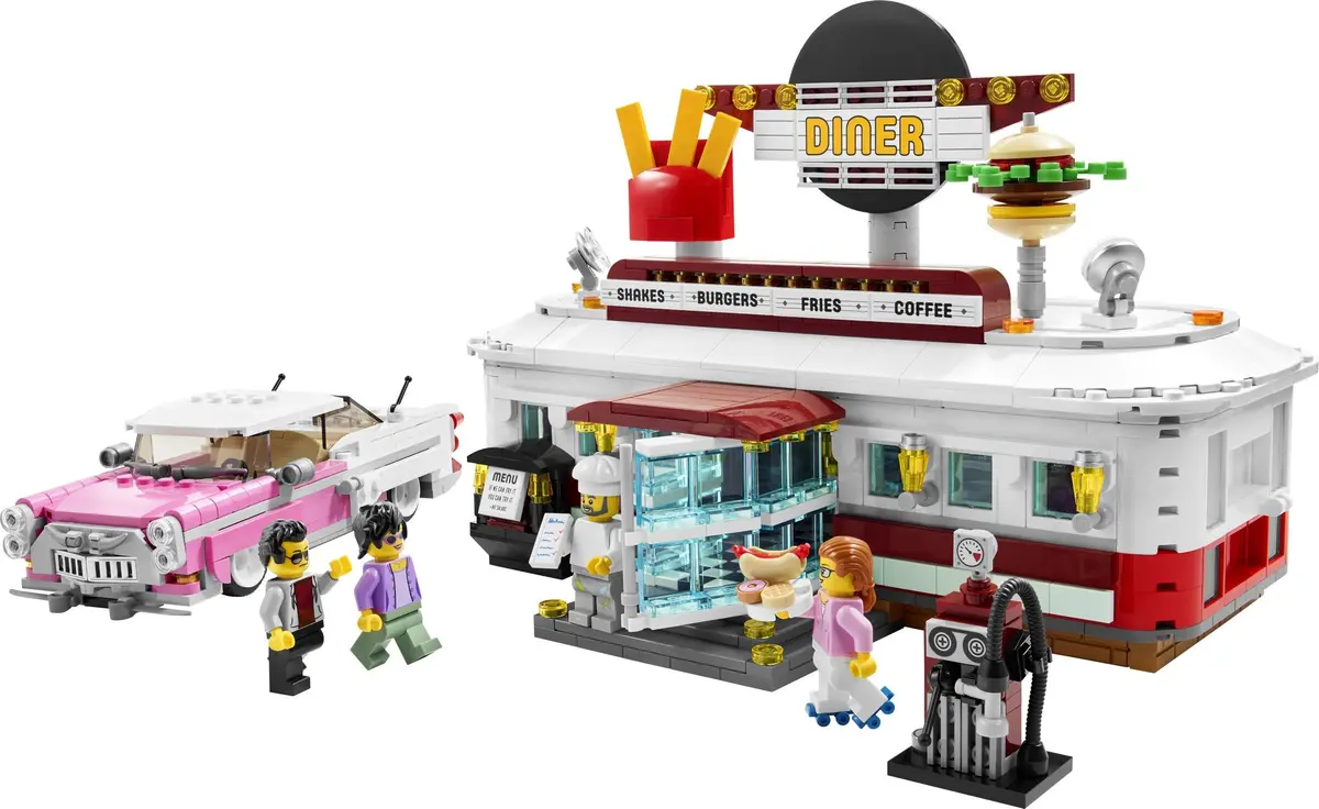 LEGO BrickLink 910011 1950s Diner set, image 5
