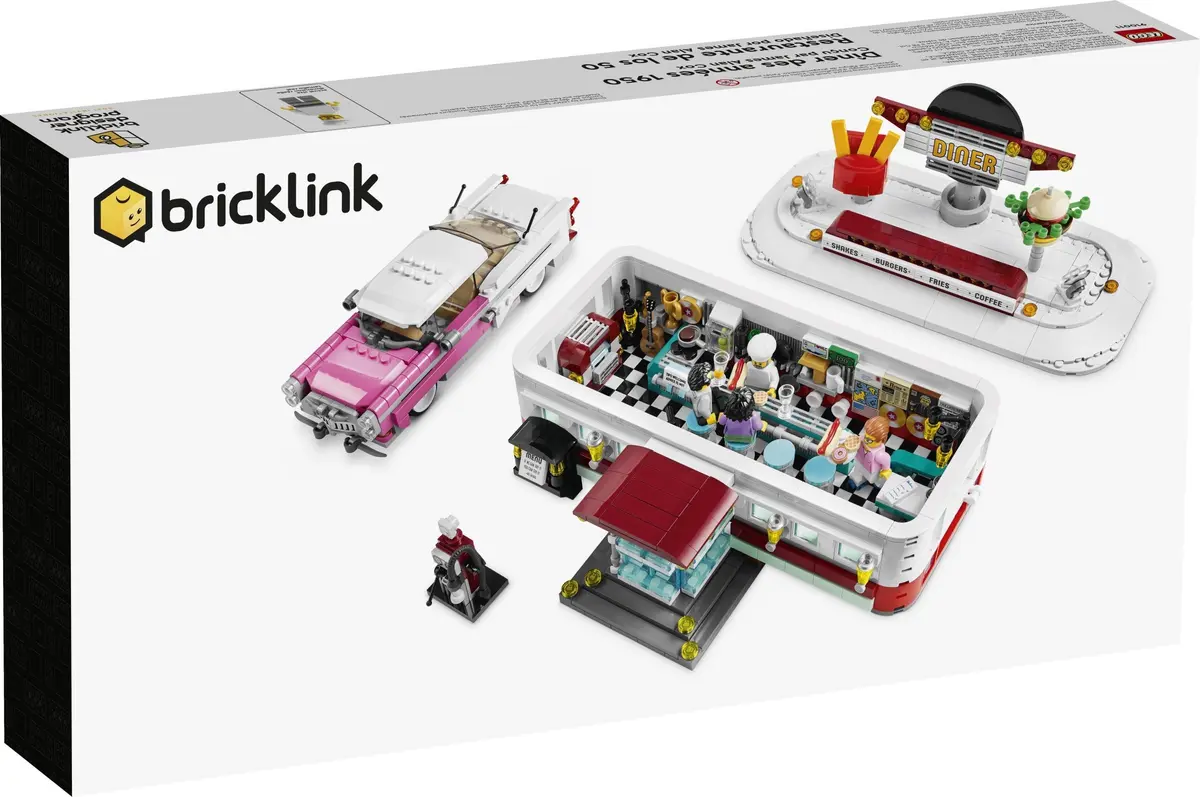 LEGO BrickLink 910011 1950s Diner set, image 4