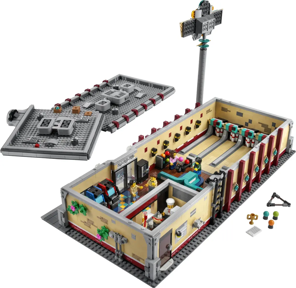 LEGO BrickLink 910013 Retro Bowling Alley set, image 2