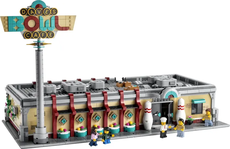 LEGO BrickLink 910013 Retro Bowling Alley set