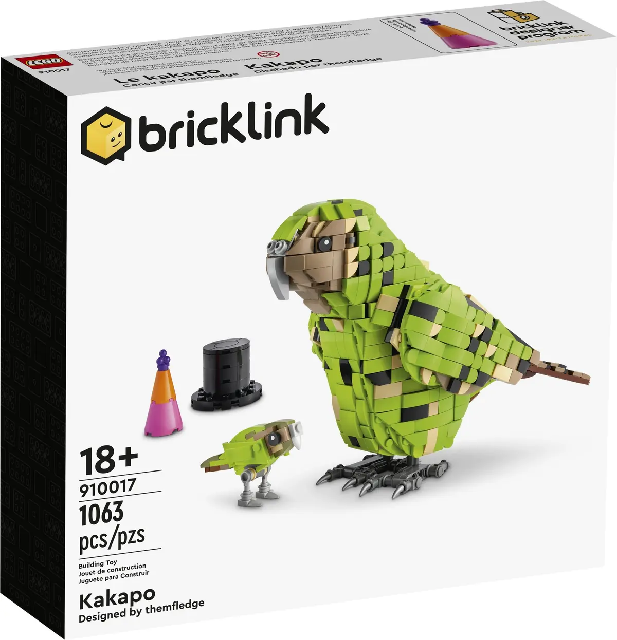 LEGO BrickLink 910017 Kakapo set, image 3
