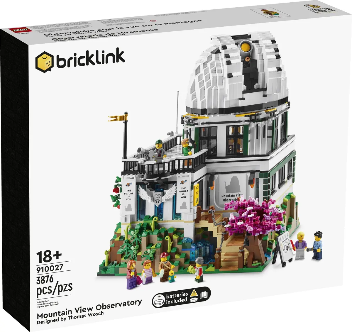 LEGO BrickLink 910027 Mountain View Observatory set, image 3