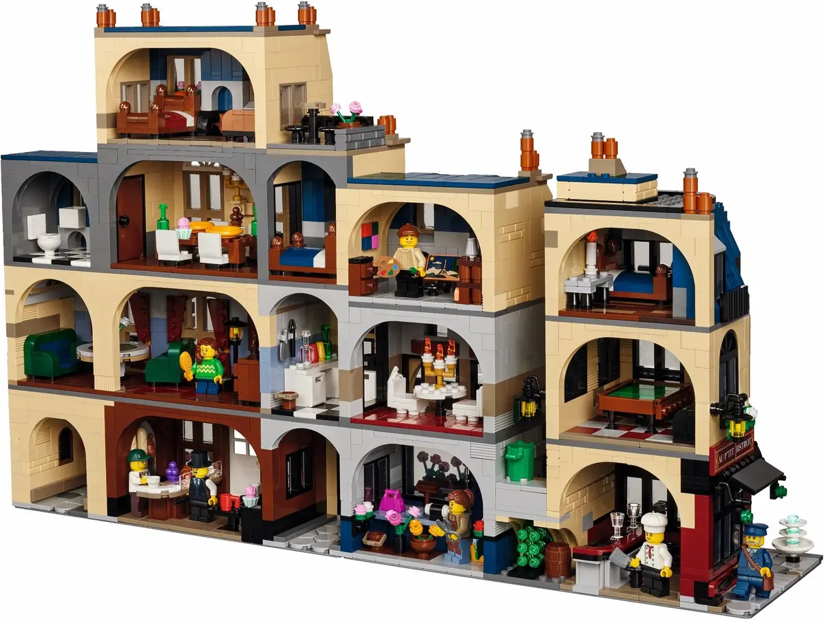 LEGO BrickLink 910032 Parisian Street set, image 3