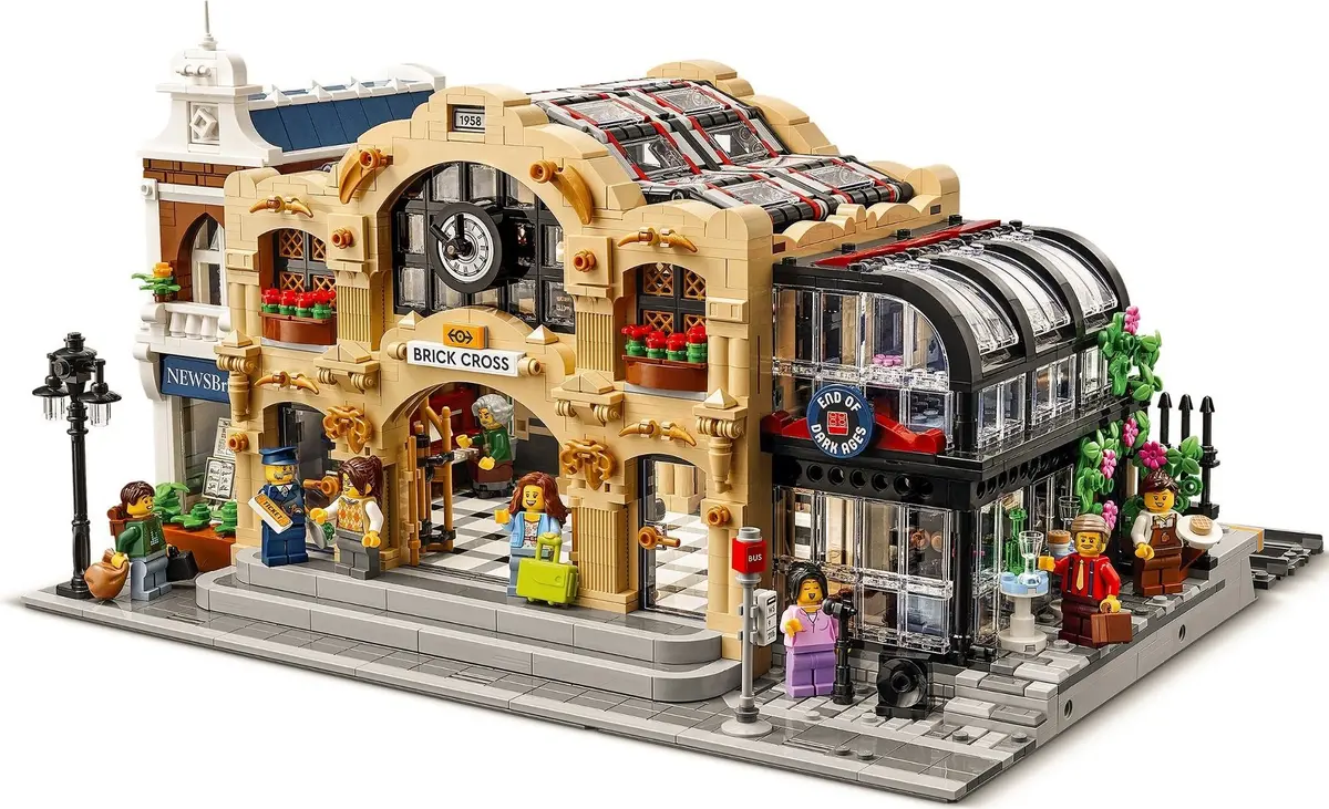 LEGO BrickLink 910034 Brick Cross Train Station set