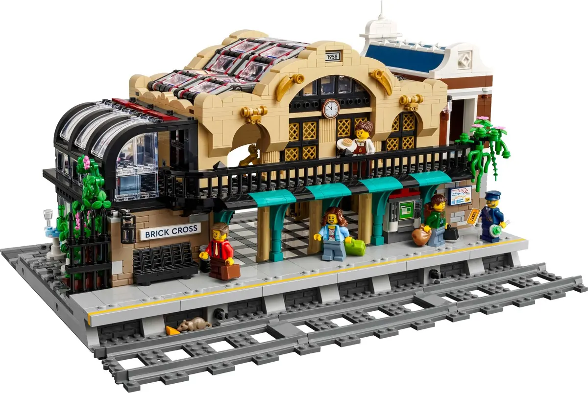 LEGO BrickLink 910034 Brick Cross Train Station set, image 3