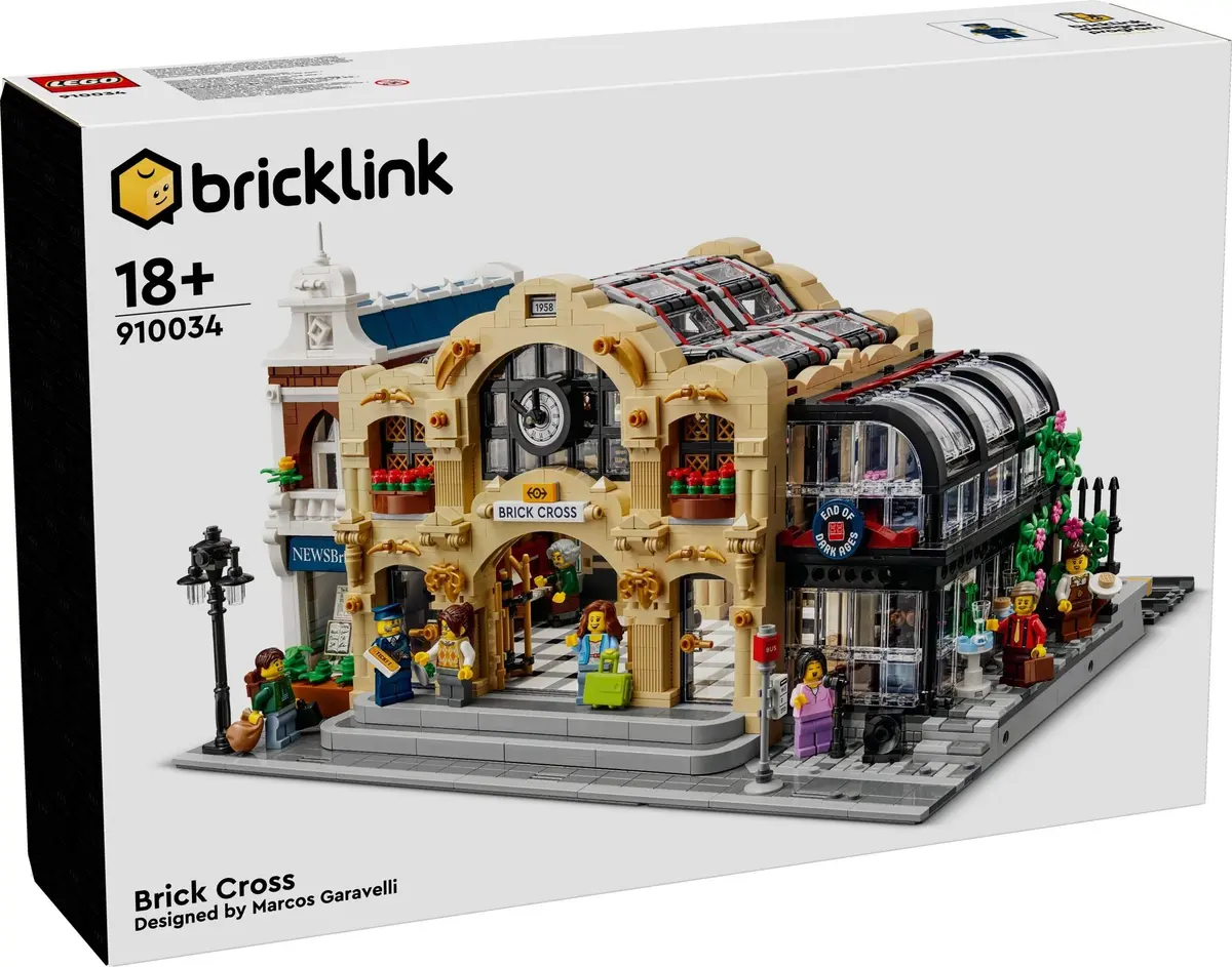 LEGO BrickLink 910034 Brick Cross Train Station set, image 4