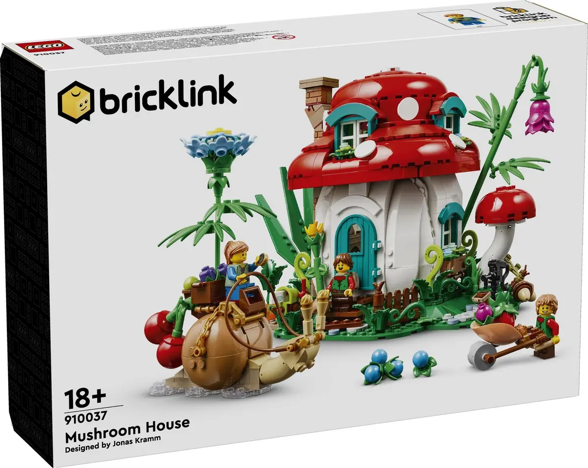 LEGO BrickLink 910037 Mushroom House set, image 2