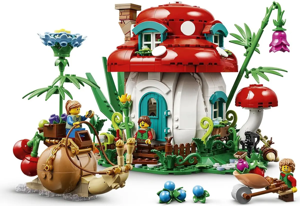LEGO BrickLink 910037 Mushroom House set