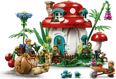 LEGO BrickLink 910037 Mushroom House set