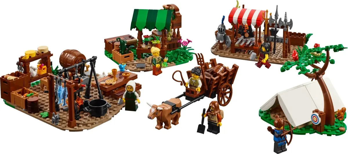 LEGO BrickLink 910045 Siege Encampment set, image 3