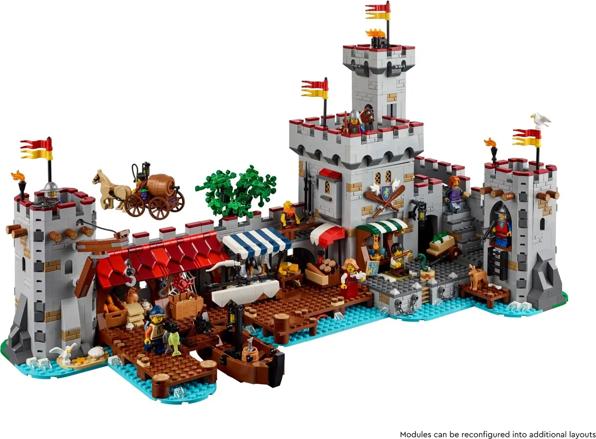 LEGO BrickLink 910047 Medieval Seaside Market set, image 3