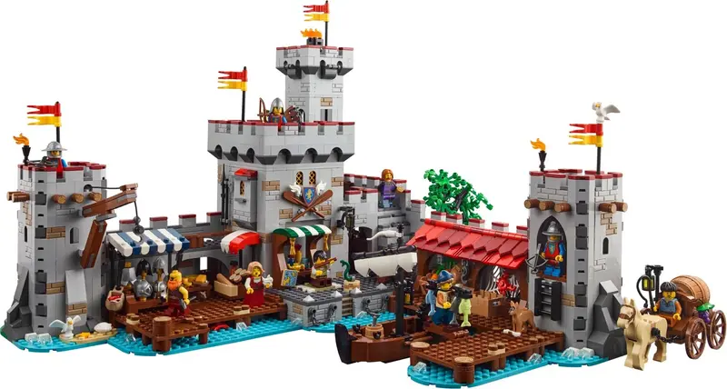 LEGO BrickLink 910047 Medieval Seaside Market set