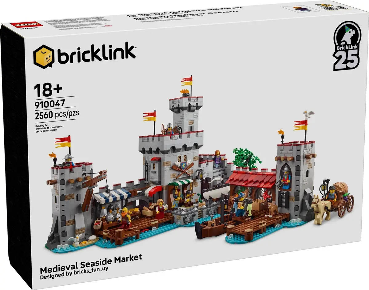 LEGO BrickLink 910047 Medieval Seaside Market set, image 6