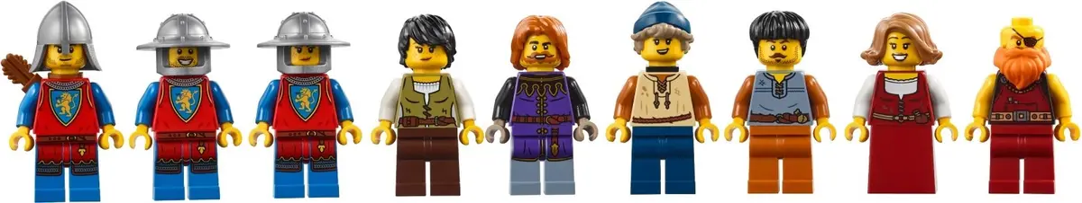 LEGO BrickLink 910047 Medieval Seaside Market set, image 5