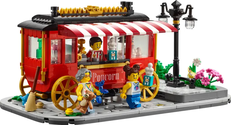 LEGO BrickLink 910052 Popcorn Wagon set