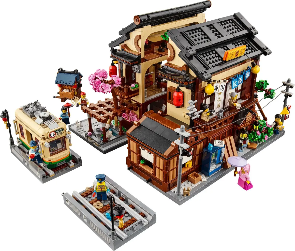 LEGO BrickLink 910060 Sushi Restaurant set, image 6
