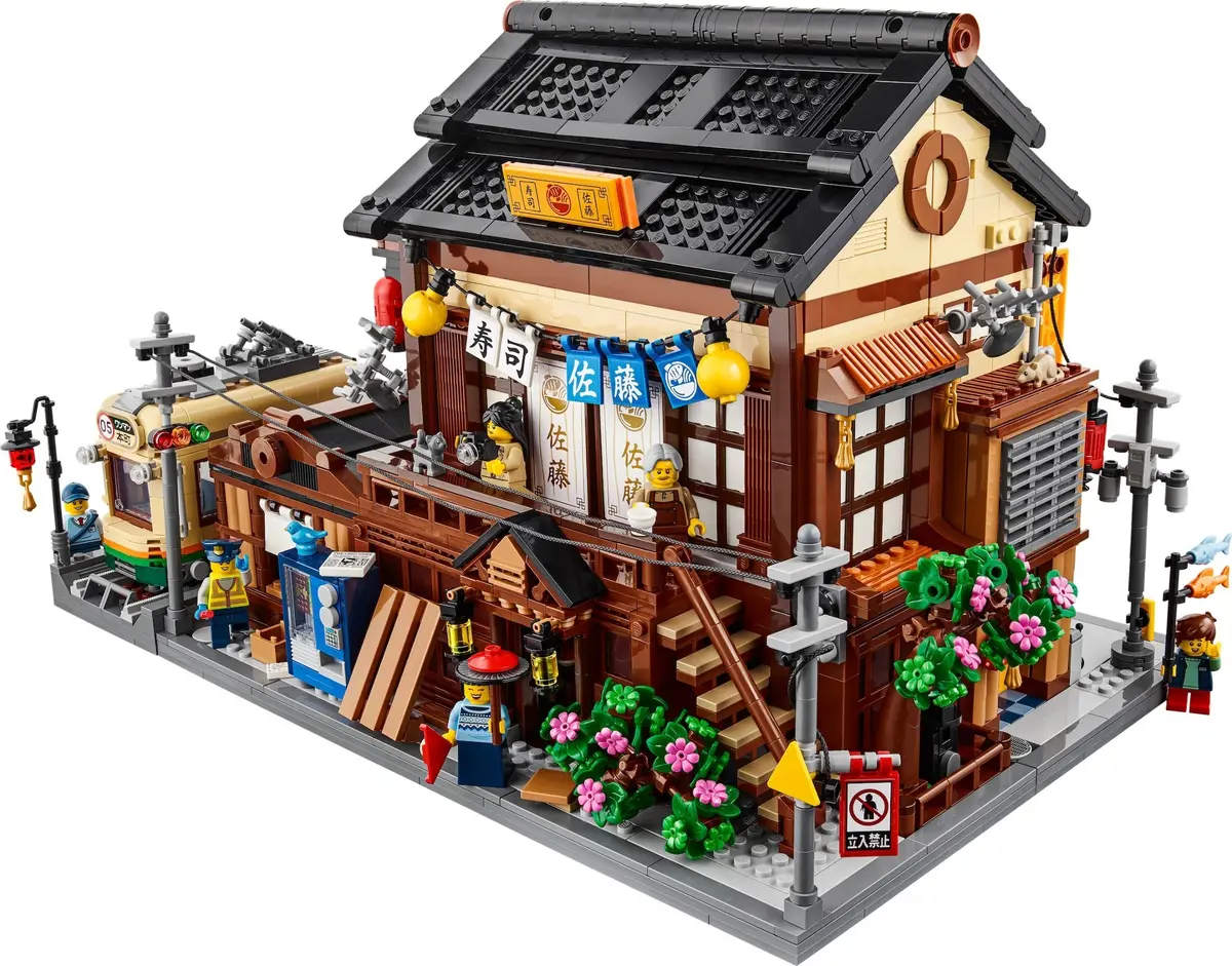 LEGO BrickLink 910060 Sushi Restaurant set, image 3