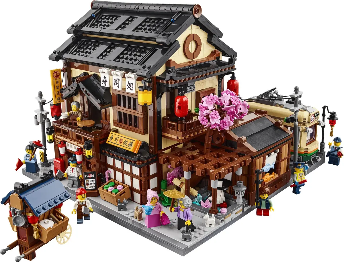 LEGO BrickLink 910060 Sushi Restaurant set