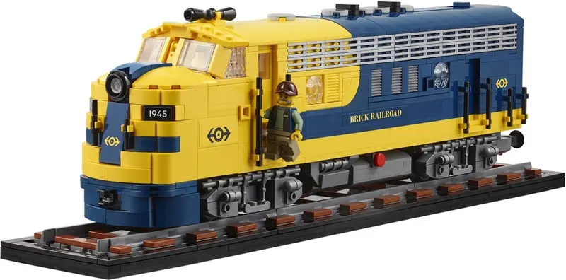 LEGO BrickLink 910066 Brick Railroad Locomotive set