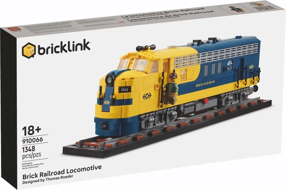 LEGO BrickLink 910066 Brick Railroad Locomotive set, image 13