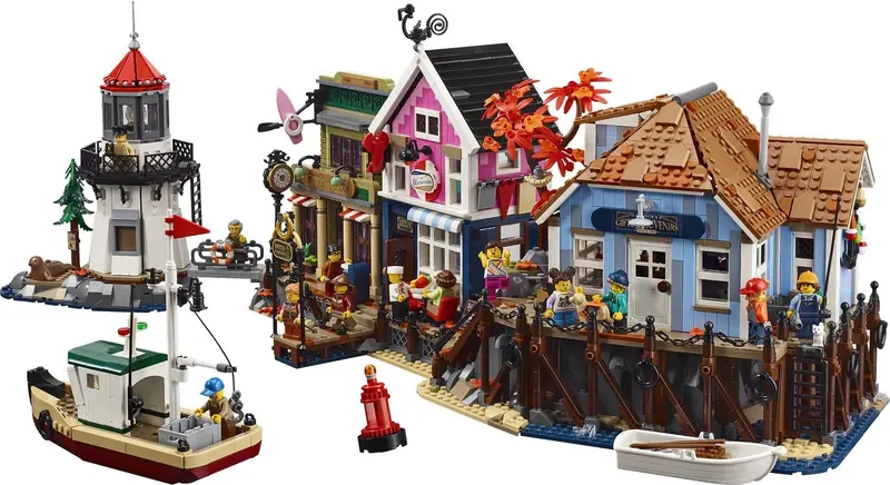 LEGO BrickLink 910069 Fisherman's Village set