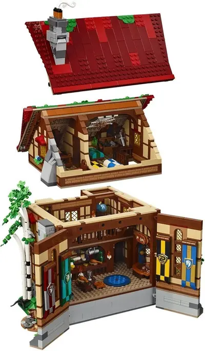 LEGO BrickLink 910070 Sleepy Dragon Inn set, image 5