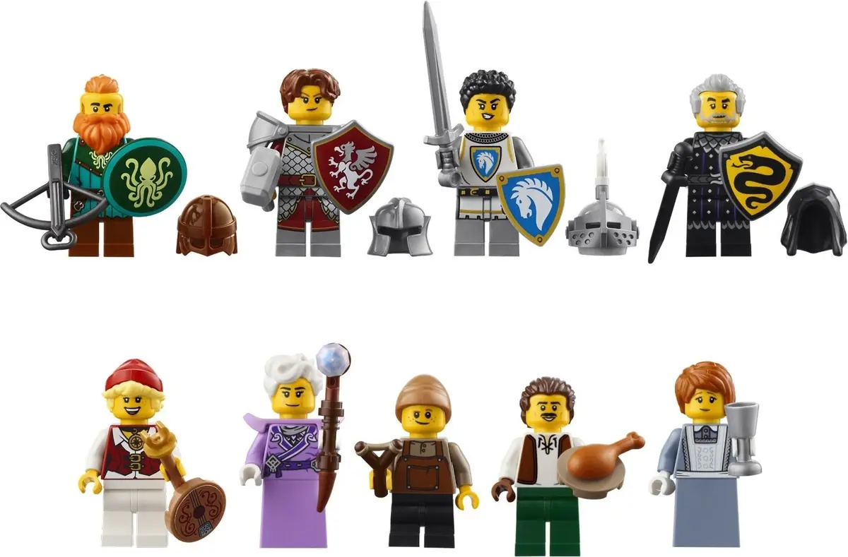 LEGO BrickLink 910070 Sleepy Dragon Inn set, image 6
