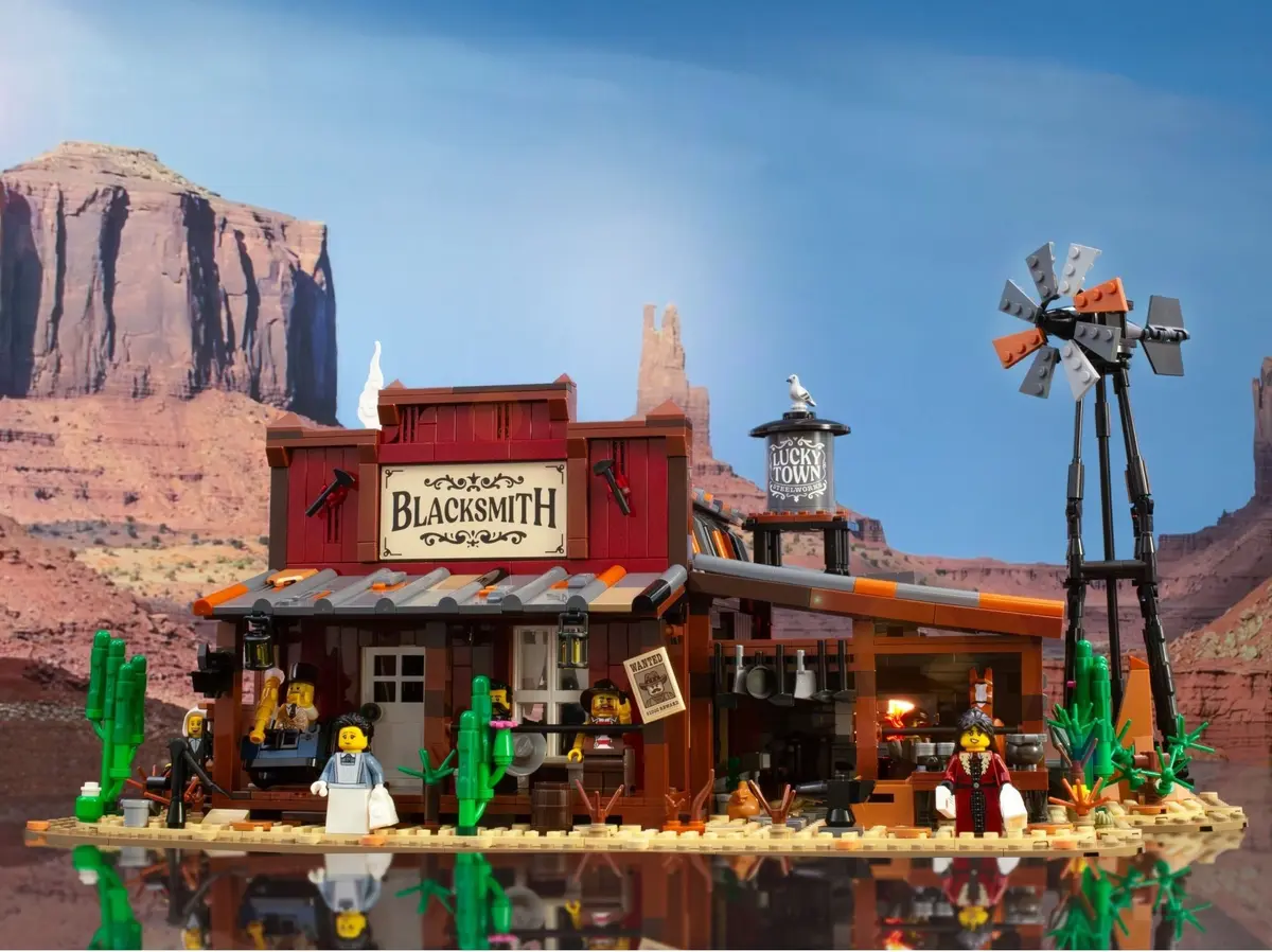LEGO BrickLink 910071 Wild West Blacksmith set, image 8