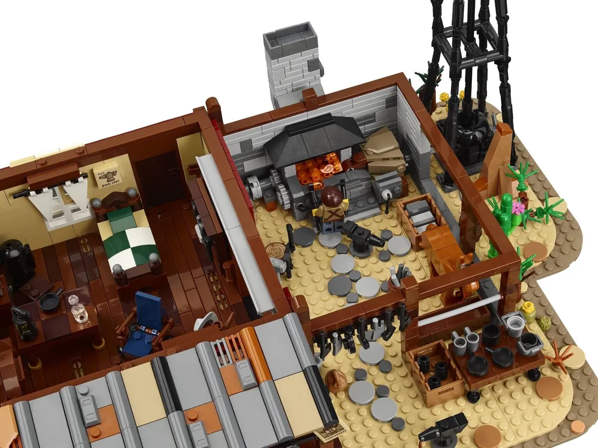 LEGO BrickLink 910071 Wild West Blacksmith set, image 4