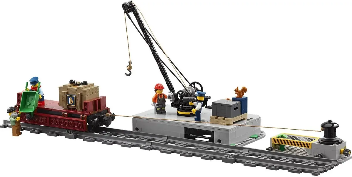 LEGO BrickLink 910072 Woodbrick Freight Depot set, image 5